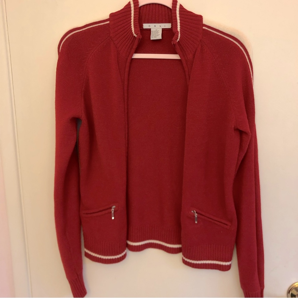 Retro zip up sweater